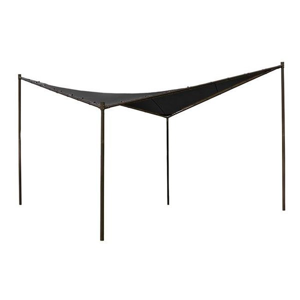 Coolaroo Coolaroo 450540 13 ft. 1 in. x 13 ft. 1 in. Butterfly Gazebo; Charcoal 450540